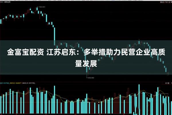 金富宝配资 江苏启东：多举措助力民营企业高质量发展