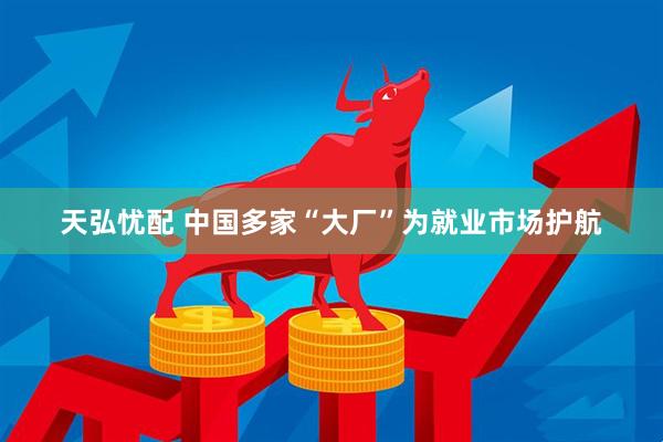 天弘忧配 中国多家“大厂”为就业市场护航